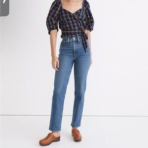 The Perfect Vintage Straight Jean in Mayfield Wash NWT Sz 32